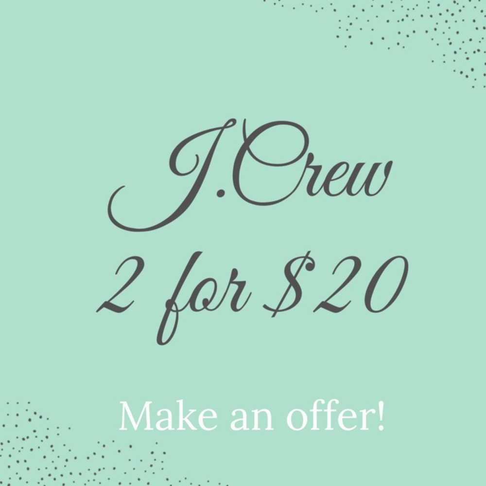 2 got $20 J.Crew Shirt Sale!